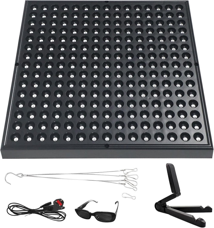 Tanning Lamp for Home, Tanning Lamp with 225Pcs Leds, 460Nm Face Tanning Lamp, 45W Sun Lamp with Hook and Adjustable Bracket, Sunbeds for Home Tanning, Tanning Bed for Face and Body