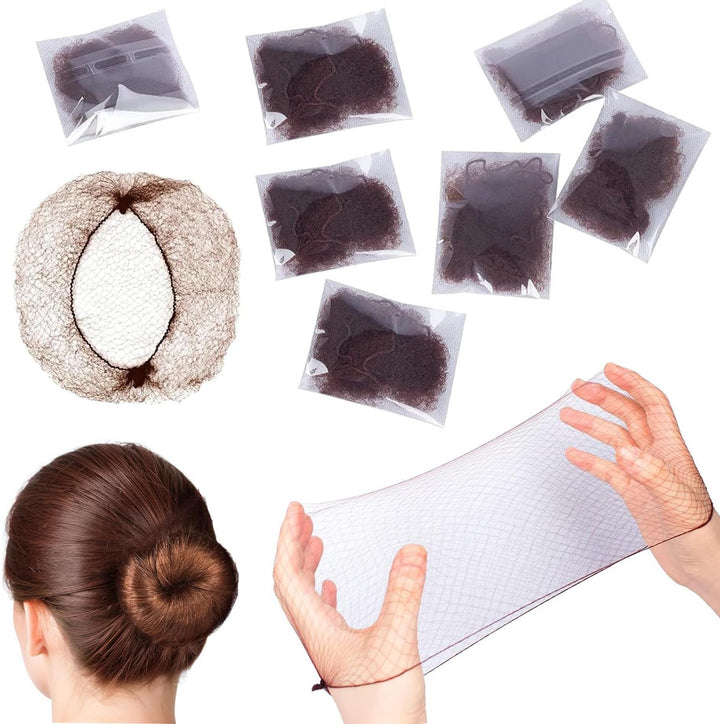 Bun Nets,20Pcs Invisible Hair Nets Hair Nets for Buns Bun Nets Golden Ballet Hair Net Ballet Bun Kit Bun Hair Net Hair Net for Ballet Bun Kids(Gold)
