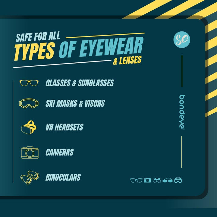 NO Fog Anti-Fog Wipes, Steamed up Glasses, Glasses Cleaning, Fog Wipes, Lens Cleaning 60 Pack