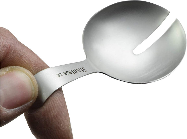 Moxa Split Spoon Moxibustion Treatment Stainless Steel (Short Handle)