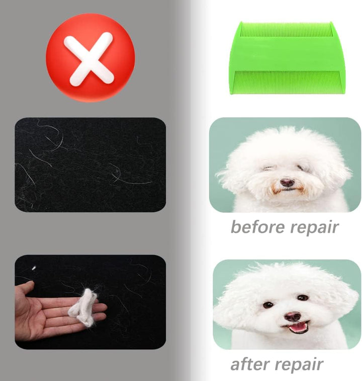 Hair Lice Comb, 2 PCS Lice Combs, Flea Lice Combs, Double Sided Teeth Comb, for Grooming and Removing Dandruff