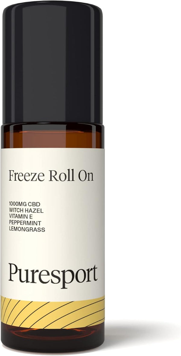 1000Mg Muscle & Joint Freeze Roll-On | 50Ml | Witch-Hazel, Peppermint & Lemongrass Essential Oil | Pain and Muscle Recovery