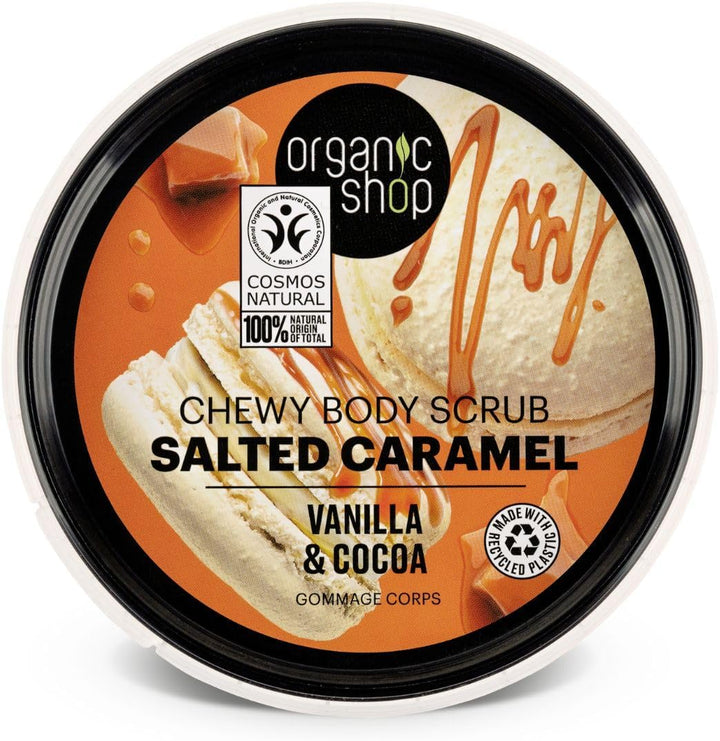 250Ml Body Scrub Salted Caramel Chewy Vanilla & Cocoa