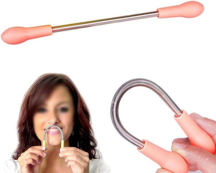 Facial Hair Remover Epilator Depilatory Spring Face Threading Tool Facial Hair Removal Device Makeup Tools, Epilator, Face Hair Removal Epilator, Epilation Sticks, Portable Epilator