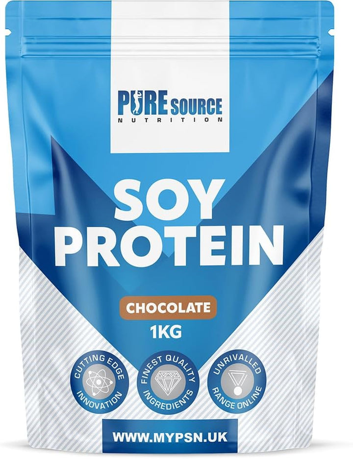 Soy Protein Isolate Powder (90% Protein) 5Kg Chocolate SOYA Protein Vegan Powder for Superfood Supergreens Dairy Free Plant Based Protein (5Kg, Chocolate)