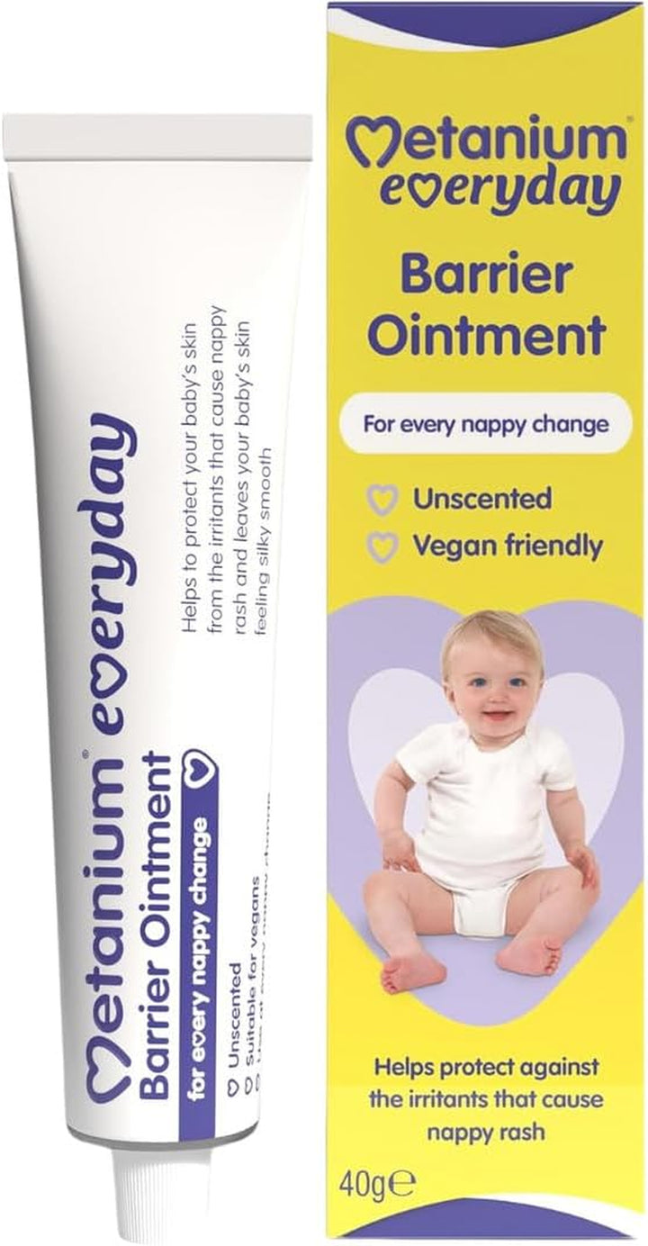 Everyday Barrier Ointment, Protection from Irritants, for Everyday Nappy Change, Fragrance Free, Lanolin Free 40 G
