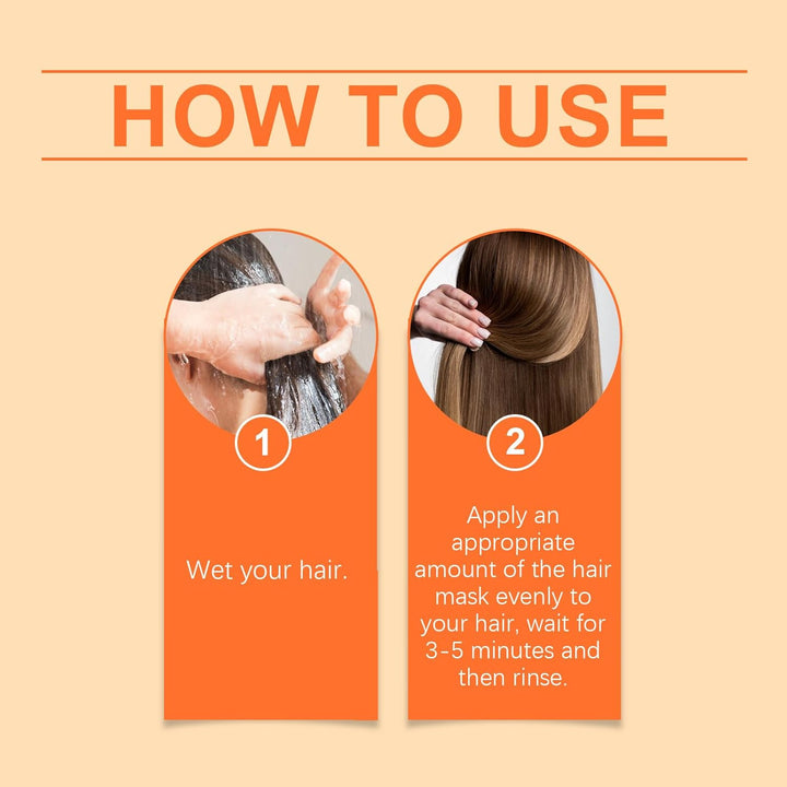 Collagen Conditioner, Deep Conditioning Hair Mask, Moisturizing and Nourishing the Scalp, Anti-Frizz Repair