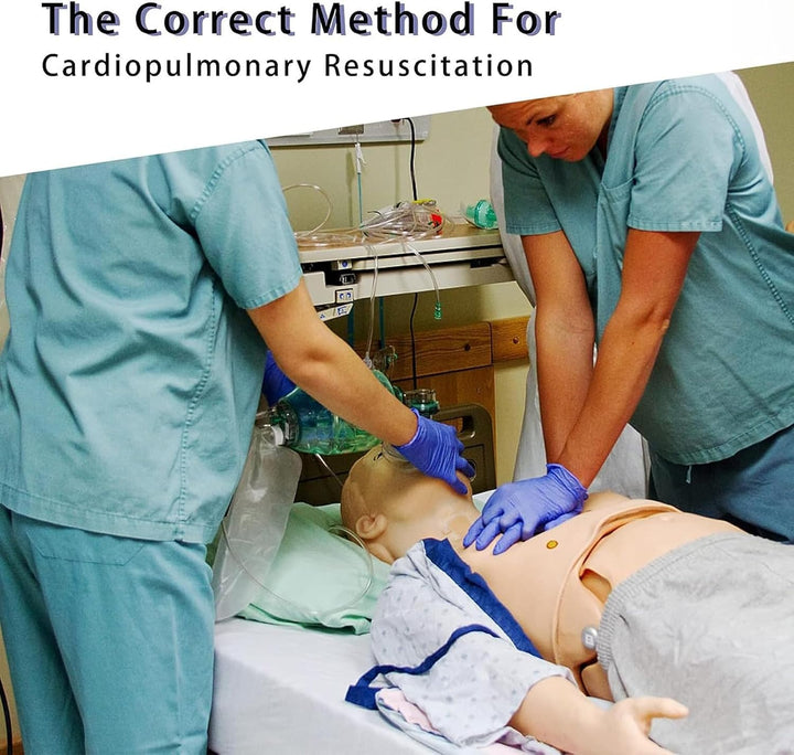 CPR Manikins CPR Dummy Full Body CPR Manikin Adult Training Manikin Kit for Doctor Nursing Training Medical Teaching
