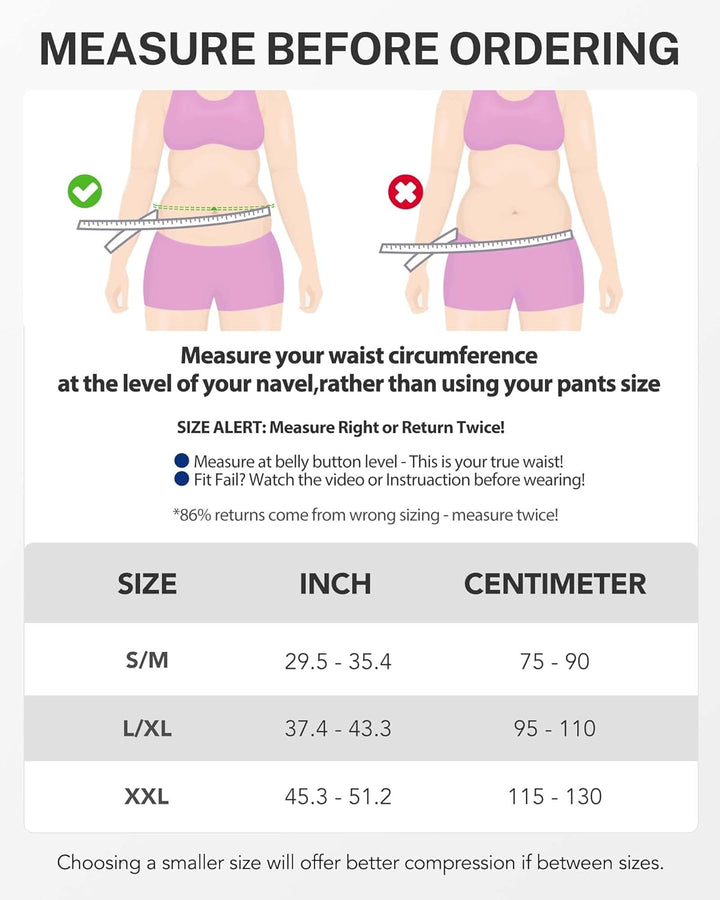 Umbilical Hernia Belt for Men and Women with Removable Pressure Pad, Ultra-Breathable Hernia Support for Abdominal Hernias, Incisional Hernias, Abdominal Surgeries, Postpartum Belly Band