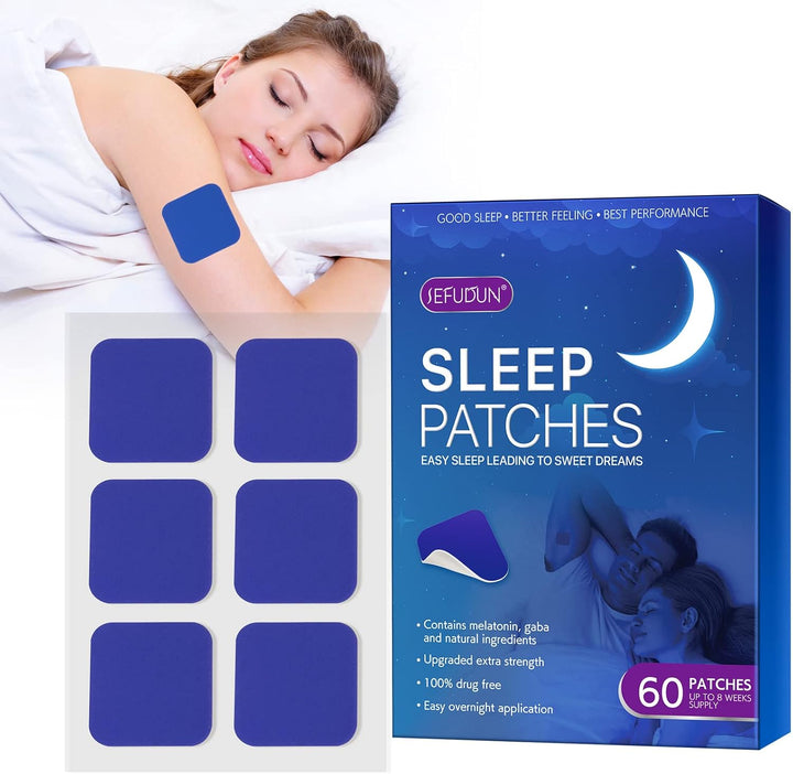 Sleep Patches, Sleep Patches for Adults Sleep Aid Insomnia, Sleep Support Patch for Men and Women, 60 Patches