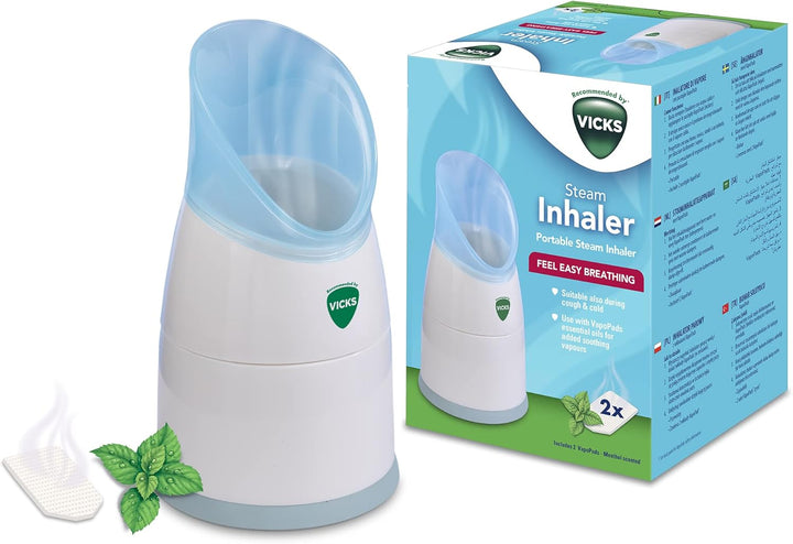 Personal Steam Inhaler with Two Scent Pads, V1300