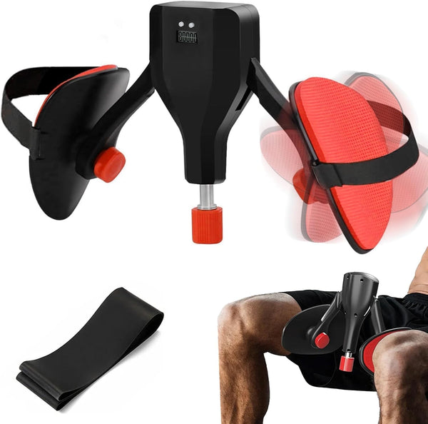 Pelvic Floor Muscle Trainer for Men, Thigh Master Automatic Counting 360°Rotating 77Lbs Pelvic Floor Exerciser Women Arms Buttocks Strength Training Equipment Hip Trainer for Home Workout