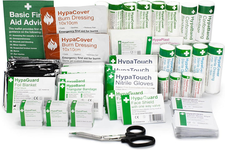 Safety First Aid First Aid Kit Refill Pack British Standard 8599 Compliant, Medium 25-100 Persons