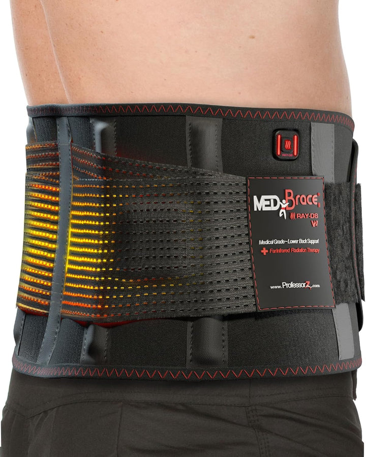 Back Support Belt Back Brace for Lower Lumbar Pain Relief for Men and Women - Medical Grade Orthopaedic Waist Compression for Sciatica Nerve, Scoliosis, Disc or Lifting at Work