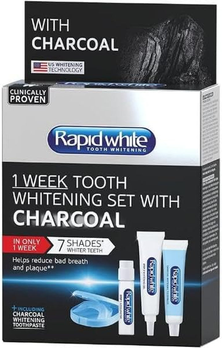 1 Week Tooth Whitening Power Set | 7 Shades Whiter in 1 Week | 3 Shades Whiter after 1 Use | Inspired by Dentist | Clinically Proven