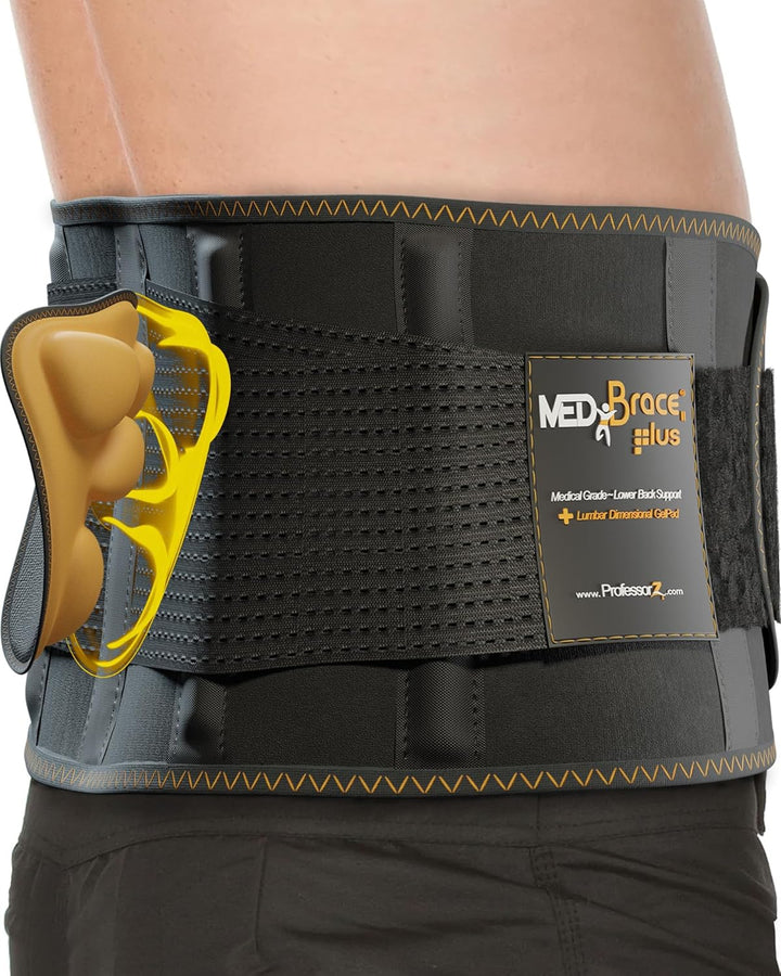 Back Support Belt Back Brace for Lower Lumbar Pain Relief for Men and Women - Medical Grade Orthopaedic Waist Compression for Sciatica Nerve, Scoliosis, Disc or Lifting at Work