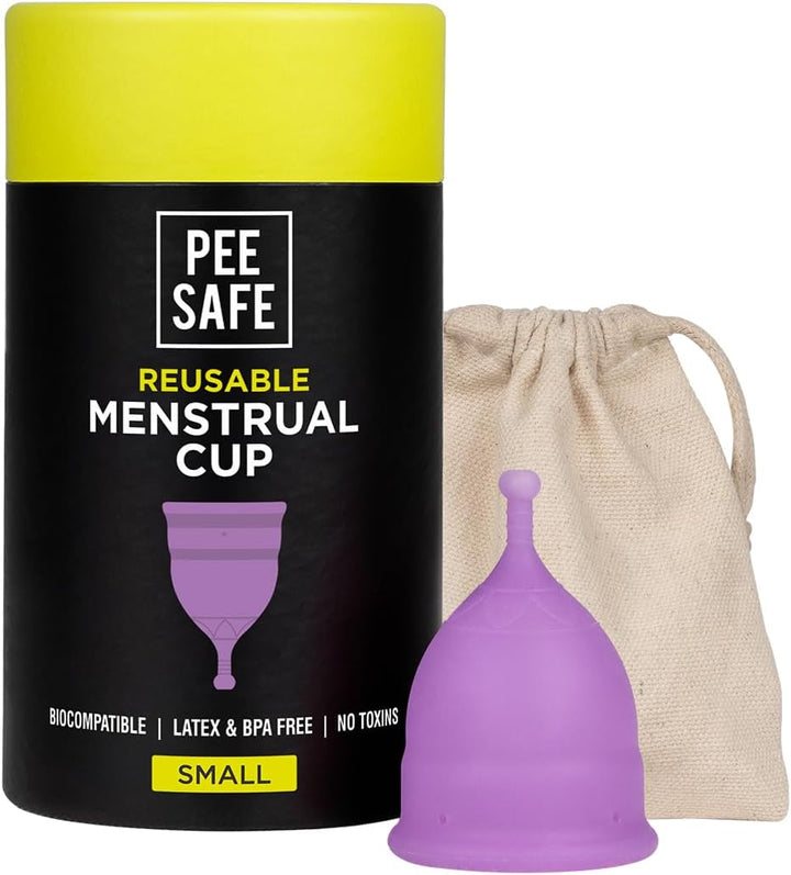 Menstrual Cups - Size a | Medium - 18 Years & Above(Have Not Given Birth Vaginally) - Leak-Proof - Safety of 100% Medical Grade Silicone - Storage Pouch Included - Menstrual Cup - Period Cup