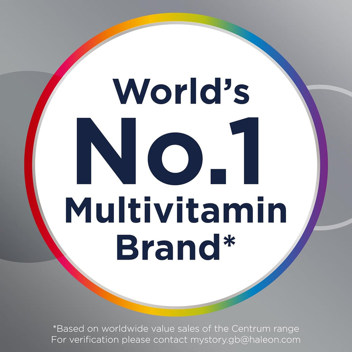 Advance 50+ Tablets Multivitamin & Mineral Supplements, with 24 Essential Nutrients, Including Vitamin D, C, Zinc, 100 Ct