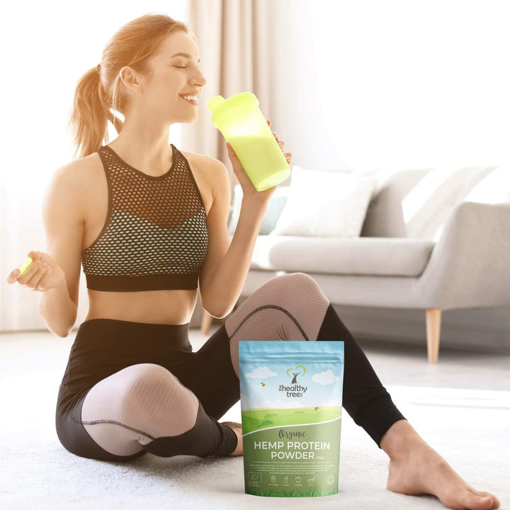 Organic Hemp Protein Powder by  - Harvested in Europe - Vegan, High in Omega-3, Iron, Amino Acids and Magnesium - Raw Hemp Protein (600G) Casein protein, Slow-digesting protein, Protein supplement, Protein powder, Muscle recovery protein, Fitness protein,