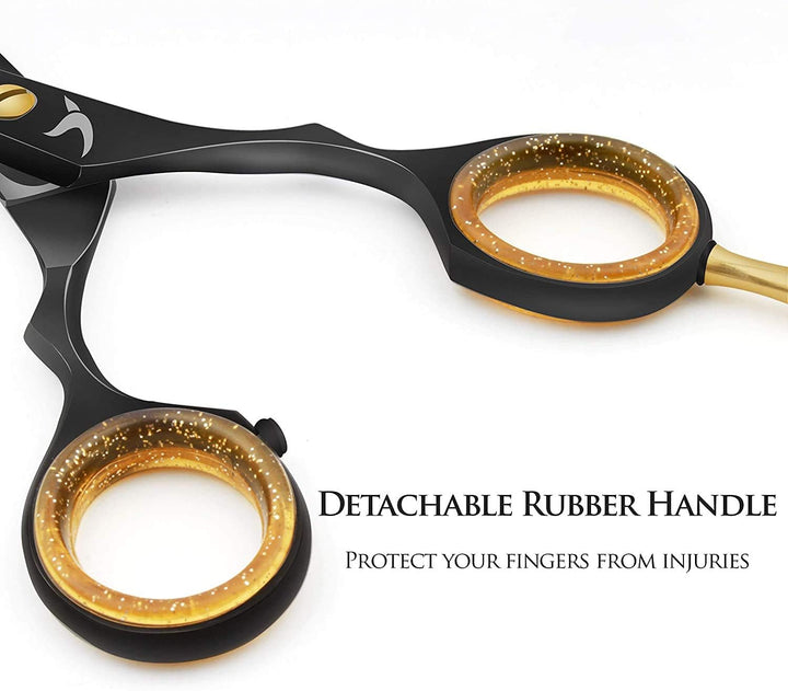 Hairdressing Cutting Scissors Barber and Thinning Salon Shears Set 5.5 Inch