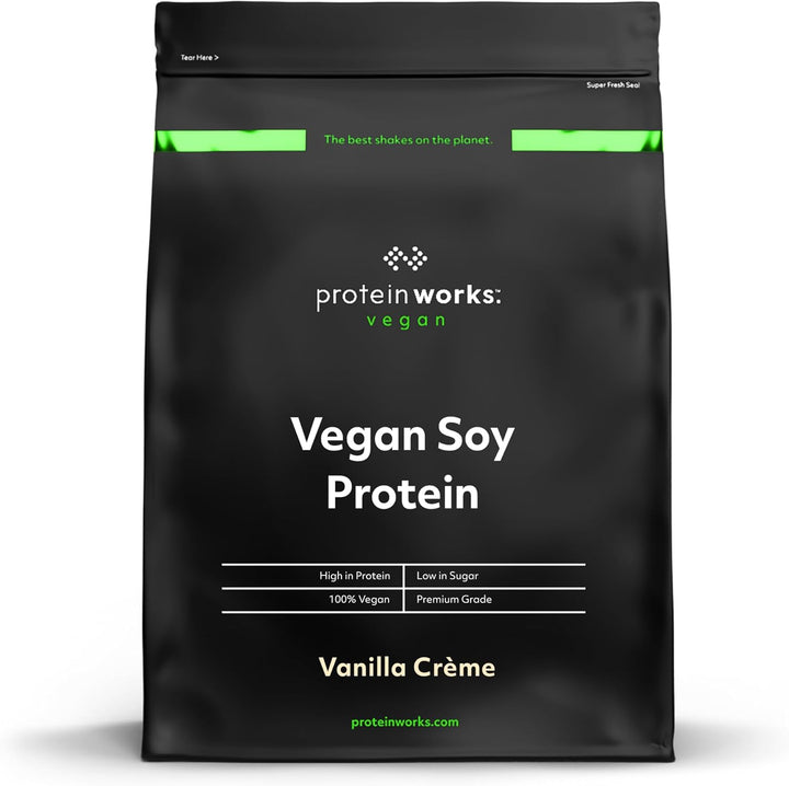 Protein Works - Vegan Pea Protein, Unflavoured, Premium Vegan Protein, Pea Protein Isolate, 24G Protein per Serving, Low Fat, Low Carbs, 100% Plant-Based & Natural, 33 Servings, 1Kg