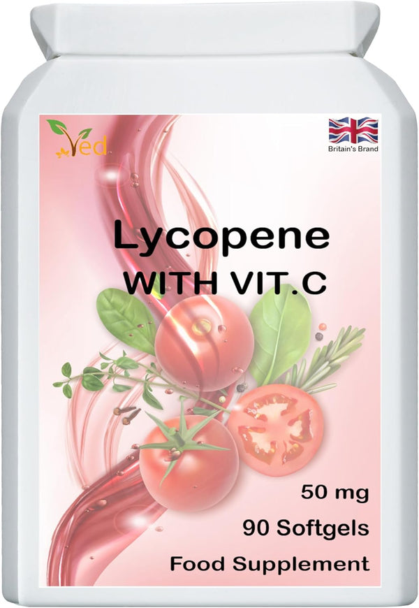 Lycopene Supplement, Supports Energy Balance, Non-Gmo, High Lycopene,50Mg X 90 Softgels
