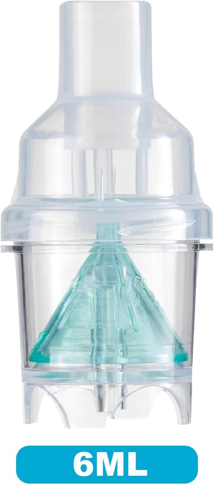 2 Set Nebulizer Replacement Kit for Adult, Transparent with Skin/White Hue, Polypropylene (PP), 10.5*6.5 Cm