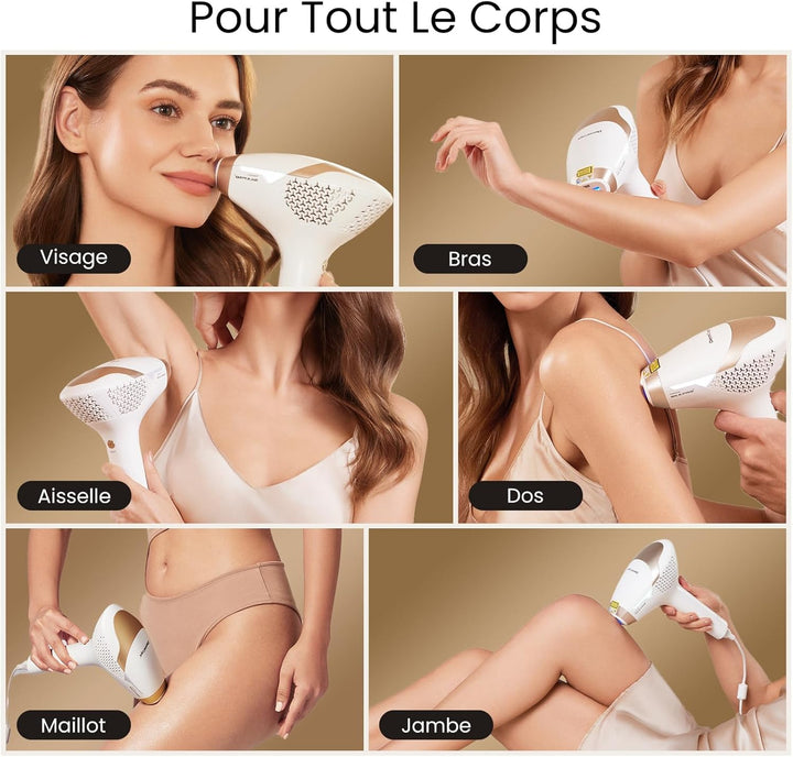 810Nm Diode Laser Hair Removal for Women and Men, V4S for Skin Tone 1-5, FDA Approved Home Use Device, Ice-Cooling Hair Removal System, Wide Angle