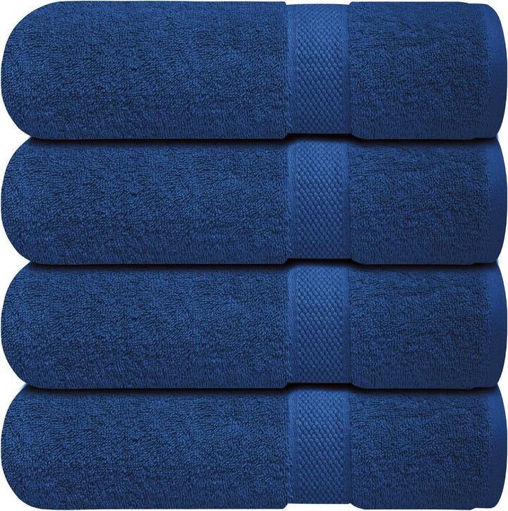 - 12 Pack Face Cloths |30X30 Cm| 100% Cotton Wash Cloths - Ultra Soft & Highly Absorbent Fingertip Towels for Spa, Gym, Hotel & Bathroom |Eloquent Blue|