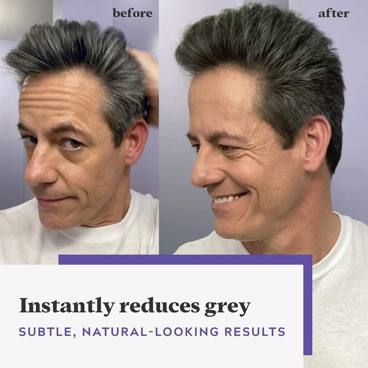 Touch of Grey, Black Hair Dye for a Natural Salt & Pepper Look, T55