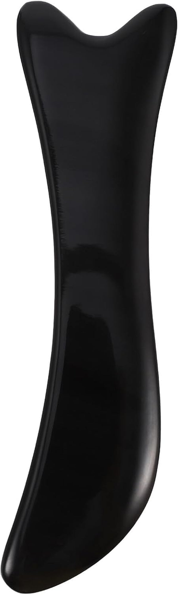 Buffalo Horn Gua Sha Plate Facial Scraping Board for Face and Eye Massage Natural Beauty Tool and Complexion Compact and Wear-Resistant for Self-Care and Use