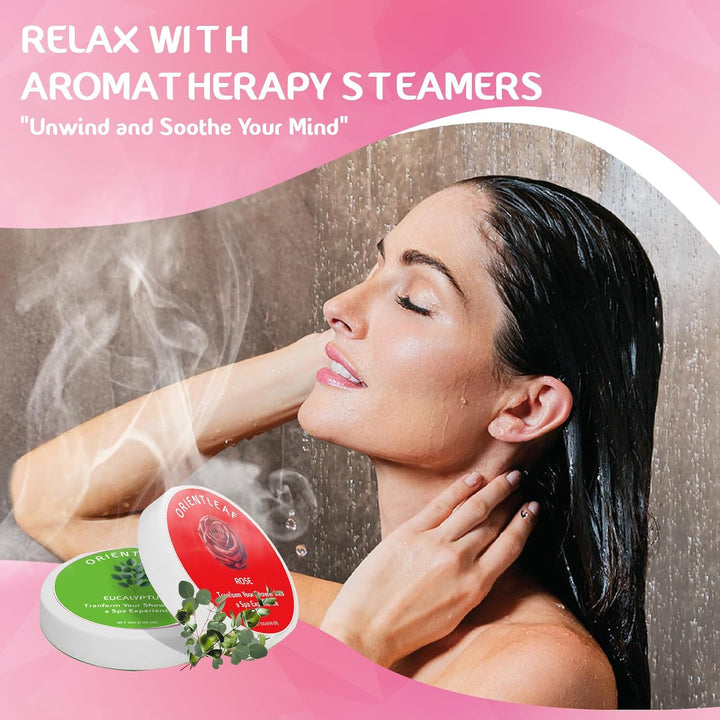 Shower Steamers Aromatherapy, 8 Pcs Stress Relief Shower Bombs, Stocking Fillers, Birthday Gifts for Women, Self Care & Relaxation Christmas Gifts for Women