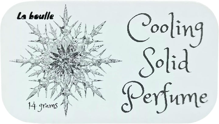 Cooling Solid Natural Perfume Balm. for Sensitive Skin. Handmade in UK.