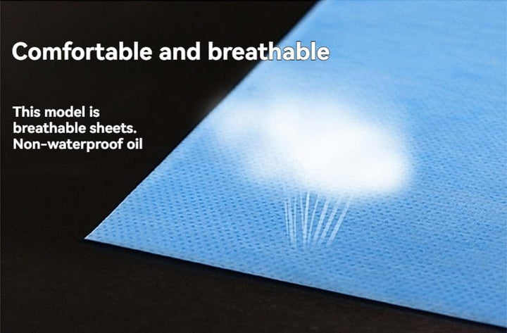 100Pcs Beauty Salon Health Care Massage Bed Disposable Bed Sheet Soft and Comfortable Non-Woven Massage Bed Cover Suitable for Hotel, Hospital Bed, Tattoo Hotel Massage (White, 20Gsm)