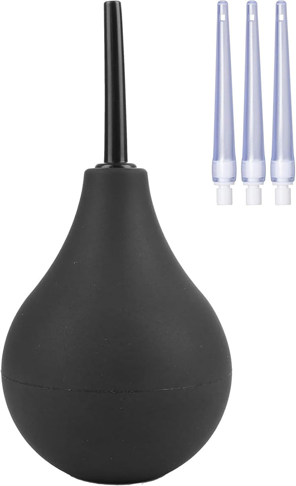 4 PCS Enema 220 Ml Constipation Relief Bowel Cleanse for Men Detachable Slim Nozzles Reusable Colon Cleanse Anal Douche Enemas at Home Kit Fast for Men and Women Douches