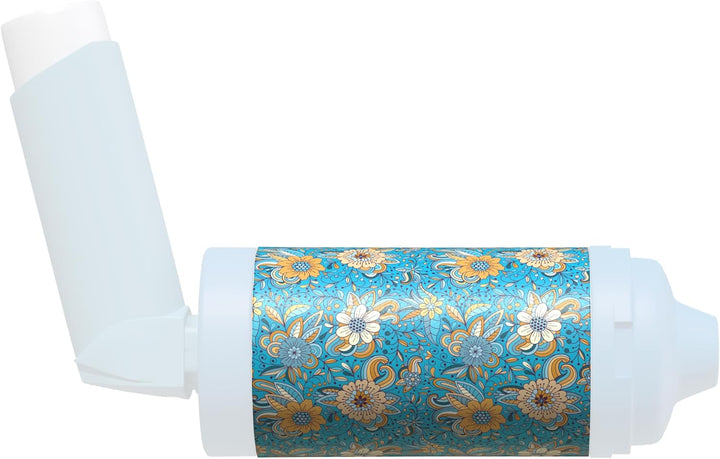 Spacer Cover in over 30 Designs – Vegan Leather Spacer Case for Kids and Adults – Handmade in England (Aint Easy Being Wheezy, Aerochamber plus Flow-Vu)