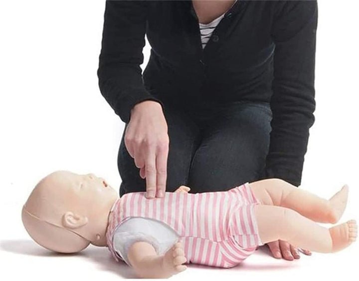 Cardio Pulmonary Resuscitation Model,Infant First Aid Model Choking First Aid Training Babies Doll Advanced Cpr Manikin with Bag Professional Training Manikin or Teaching Training Aid