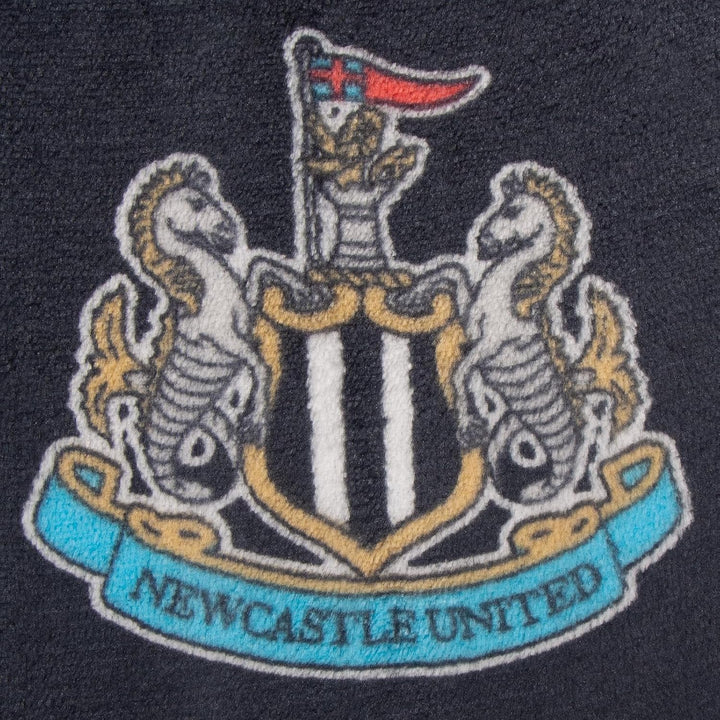 Newcastle United Dressing Gown Baby Toddler Robe Fleece Hooded OFFICIAL Gift