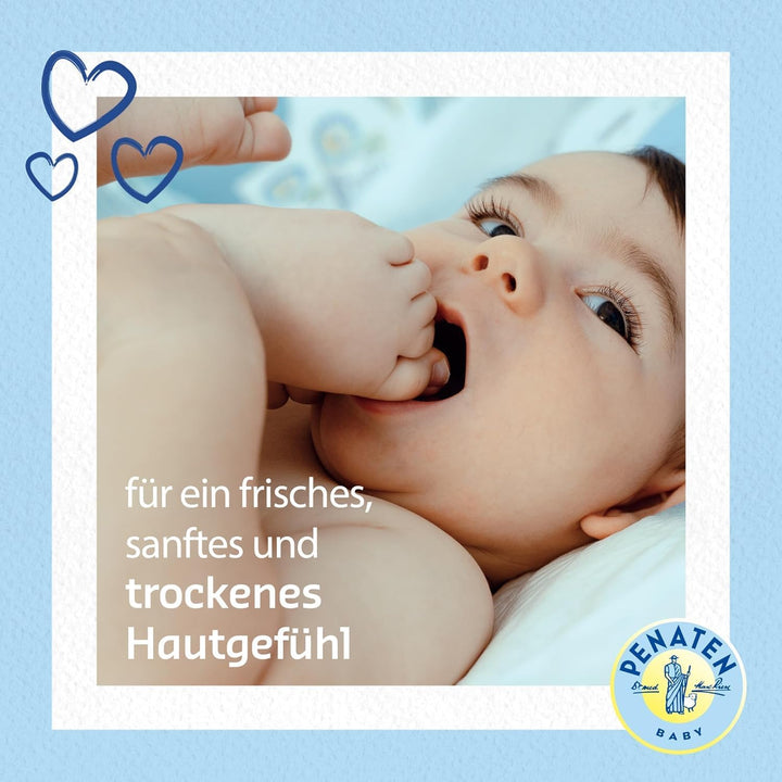 Natural Baby Powder with Aloe & Vitamin E (1 X 100 G) - Protects Sensitive Skin, Absorbs Moisture & Keeps Skin Dry - 99% Ingredients of Natural Origin