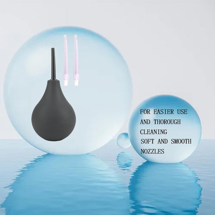 4 PCS Enema 220 Ml Constipation Relief Bowel Cleanse for Men Detachable Slim Nozzles Reusable Colon Cleanse Anal Douche Enemas at Home Kit Fast for Men and Women Douches