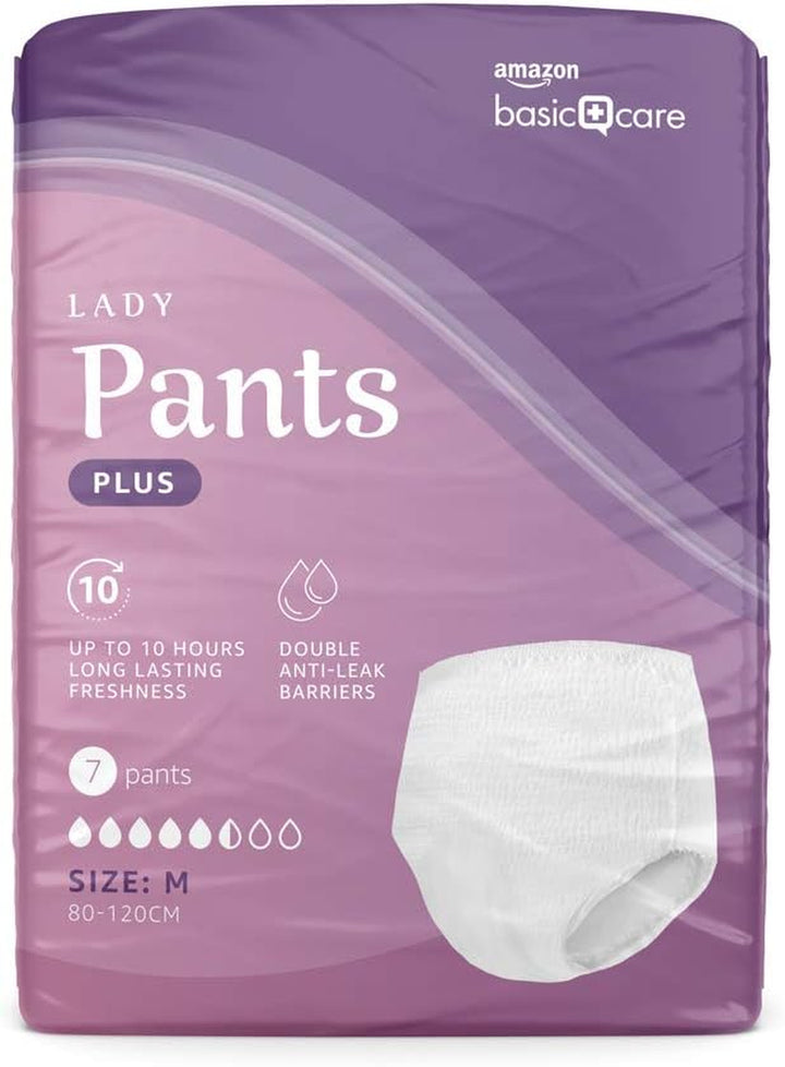 Lady Pants plus Medium – 28 Count (4 Packs of 7), White