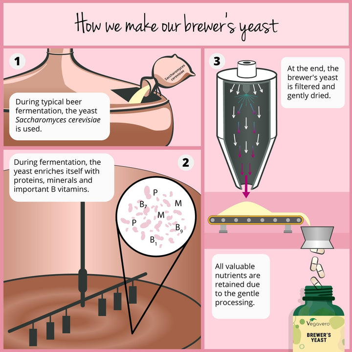 Brewer'S Yeast 2500 Mg | 100% Pure | Natural Source of B-Vitamins, Amino Acids, Minerals | Highly Dosed | NO Additives, Lab Tested | Vegan