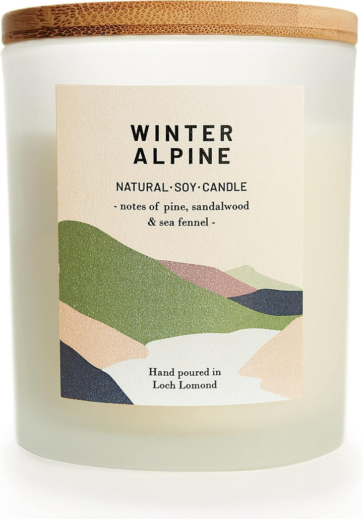 Wild Forest - Organic & Vegan, Luxury Scented Soy Wax Candles. Hand Poured in Loch Lomond, Scotland |  Limited (+8 Scent Options, X2 Sizes) 450G