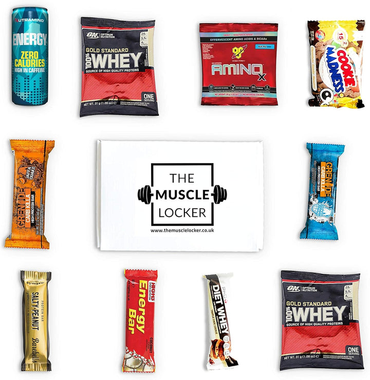 Protein Snack Box - Gym Gifts for Men & Women - High Protein Hamper with Bars & Snacks - Fitness Gift for Gym Lovers - High Protein Selection Box