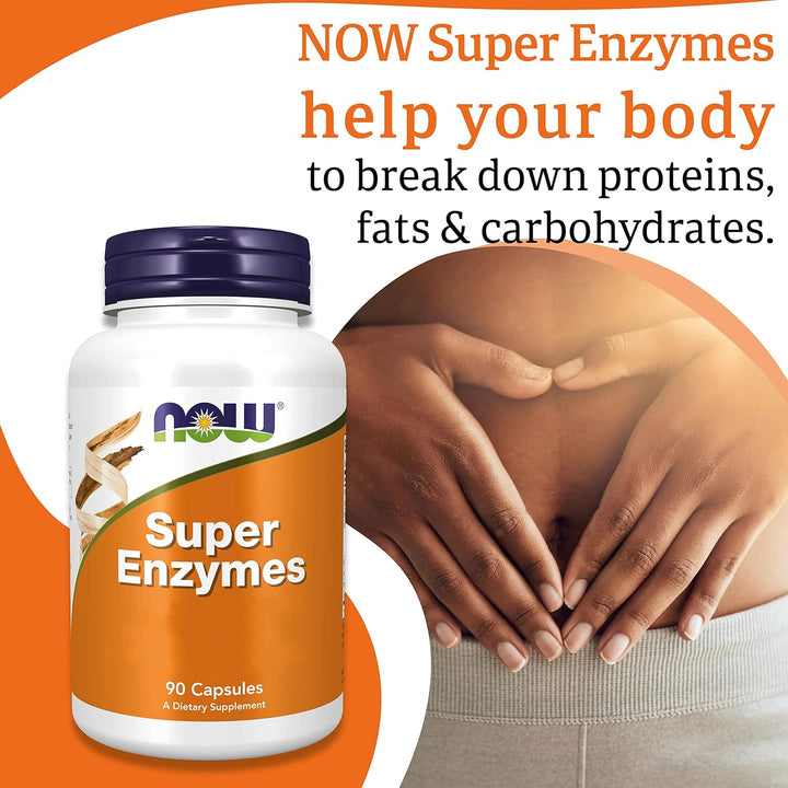 Foods, Super Enzyme, 3X 90 Capsules, Highly Dosed, Gluten Free, SOYA Free, Non-Gmo, Triple-Pack