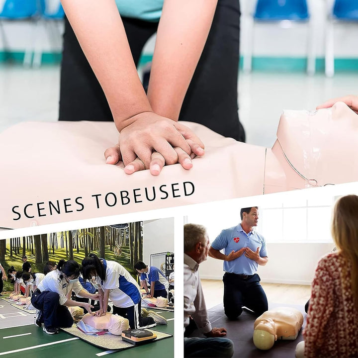 CPR Manikins CPR Dummy Full Body CPR Manikin Adult Training Manikin Kit for Doctor Nursing Training Medical Teaching