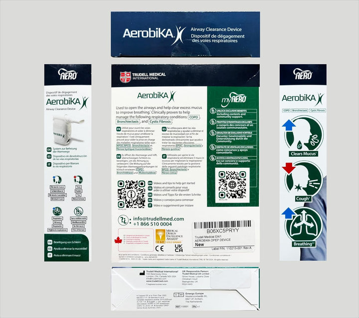 OPEP Natural Phlegm and Mucus Clearance Device - Lung Exercise Therapy Unblocks and Expands Airways Helping to Improve Breathing and Reduce Cough