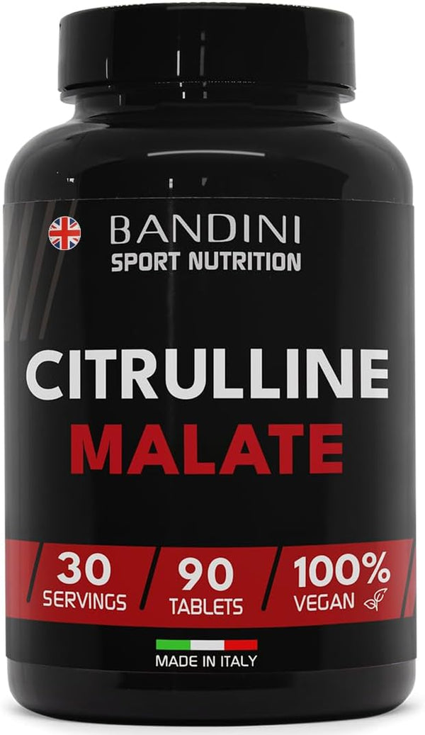 ® CITRULLINE Malate 90 Tablets 3000 Mg per Daily Dose - Extra-High Dosage (1 Month Coverage) - 100% Vegan L-Citrulline from Fermentation - Citrullin for Athletes and Bodybuilders