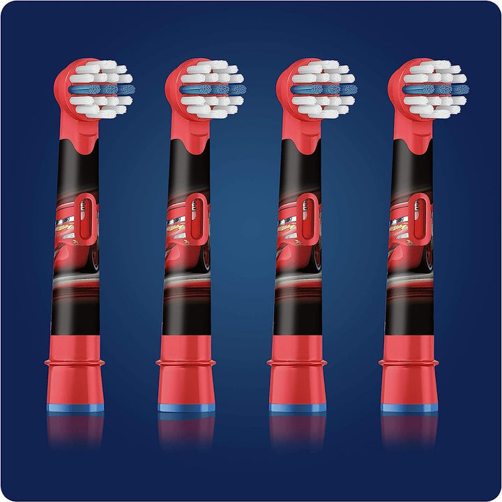 Stages Power Cars Kids Toothbrush Replacement Heads (Pack of 4)