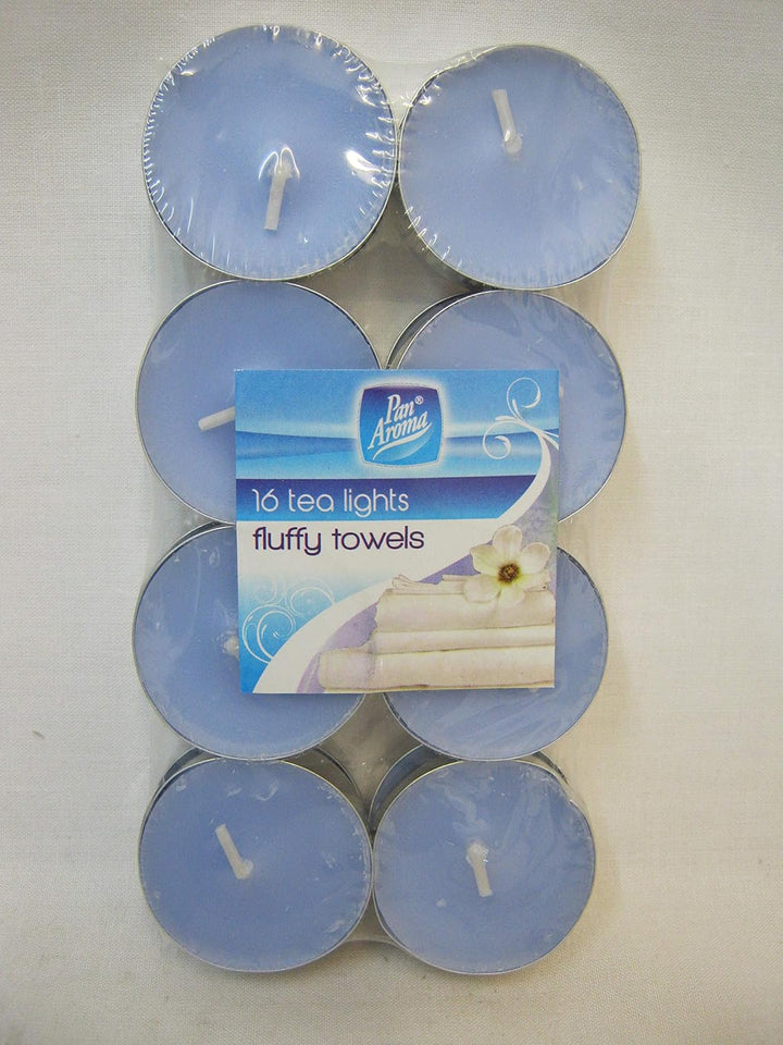 Tea Lights Pack 16 Vanilla and Coconut,8.5*7-10 Cm